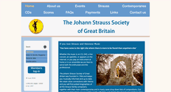 Desktop Screenshot of johann-strauss.org.uk
