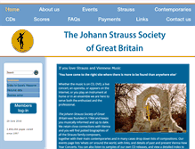 Tablet Screenshot of johann-strauss.org.uk